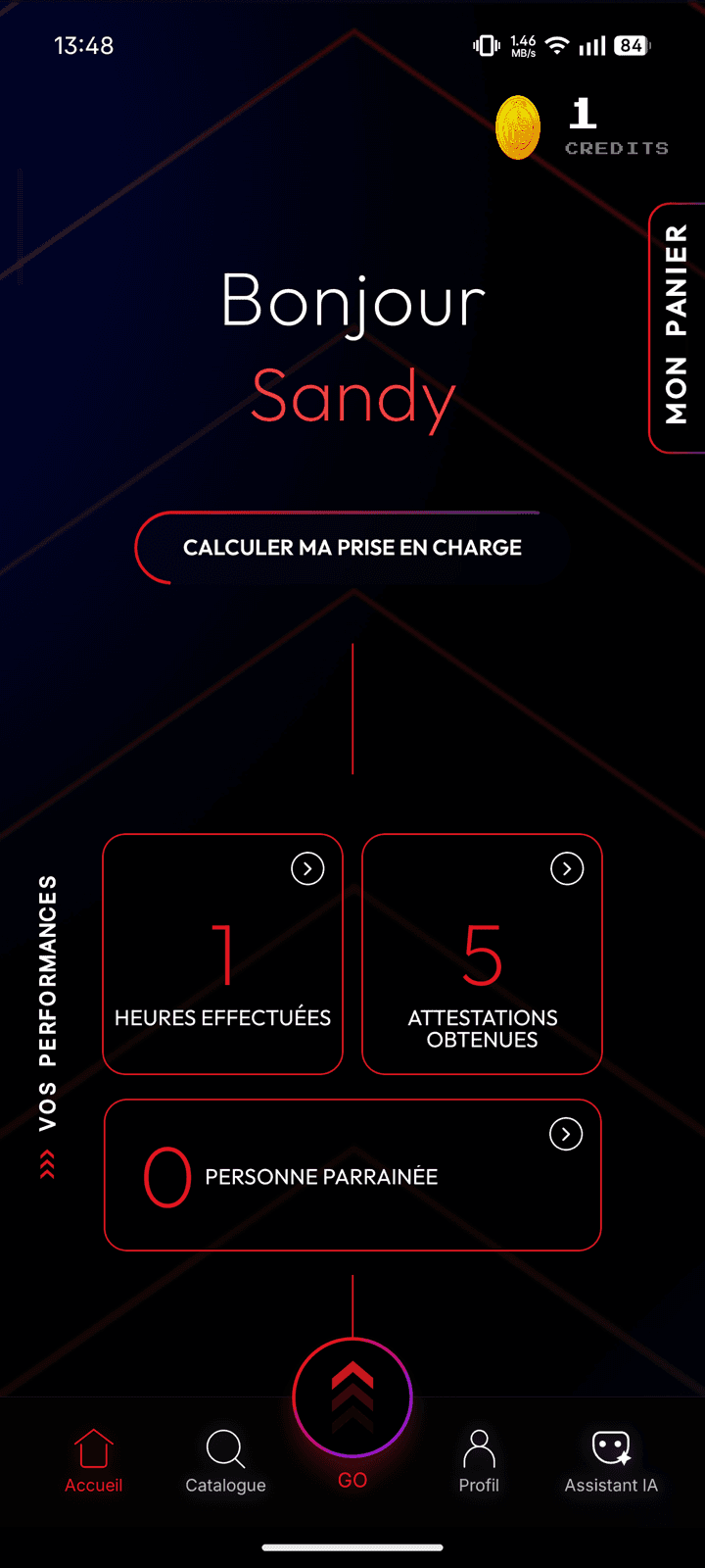 weUp+ — l'application et ses sites